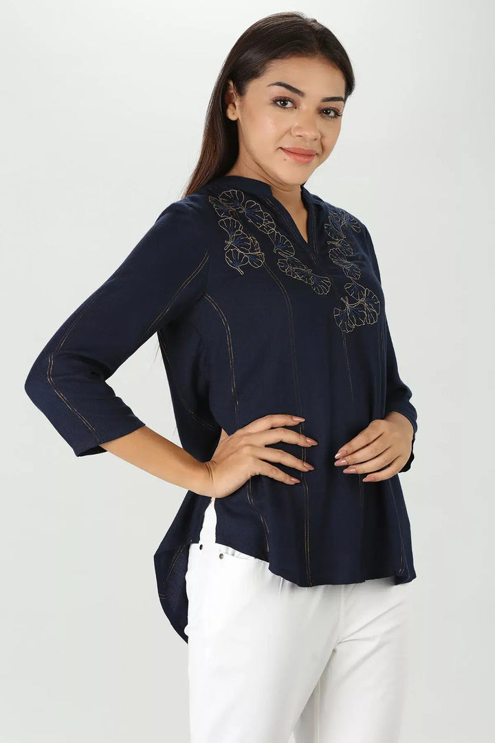 Starry Viscose Top