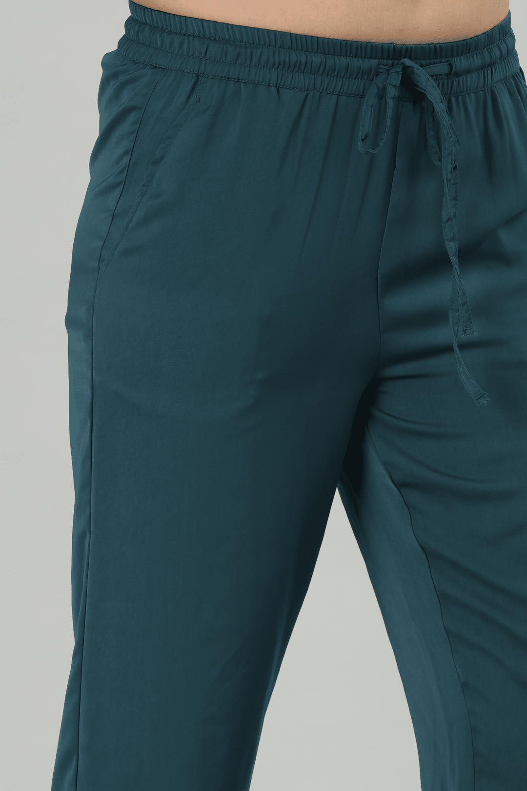 Solid Teal Blue Palazzo