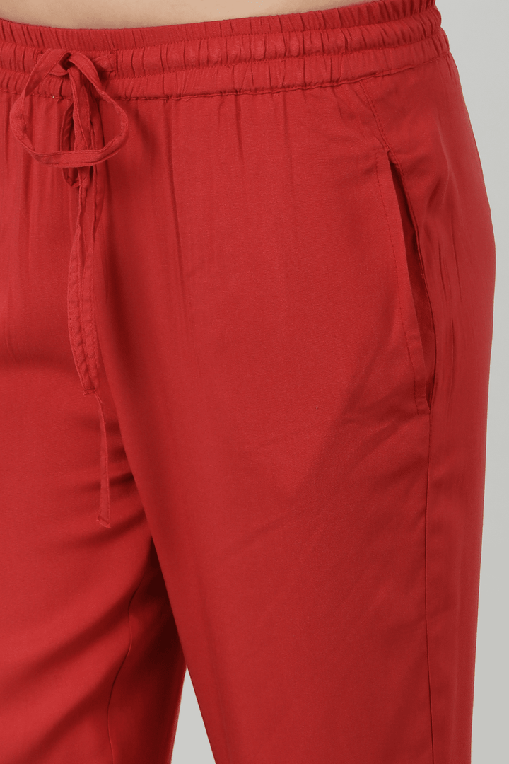 Bold Red Palazzo