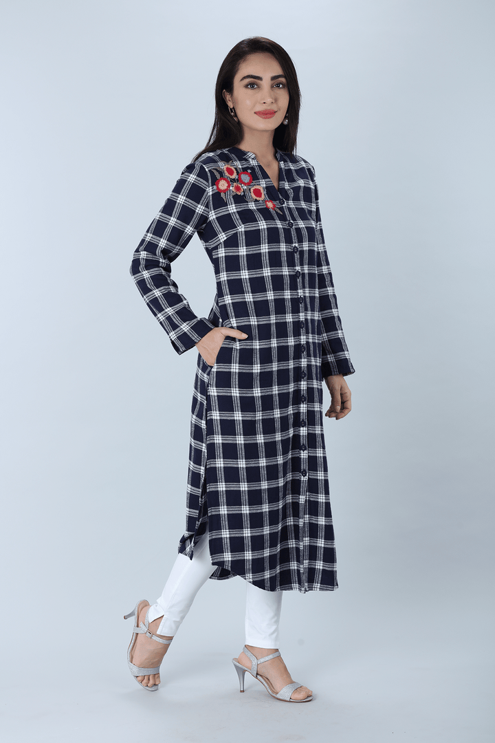 Blue Color Kurti