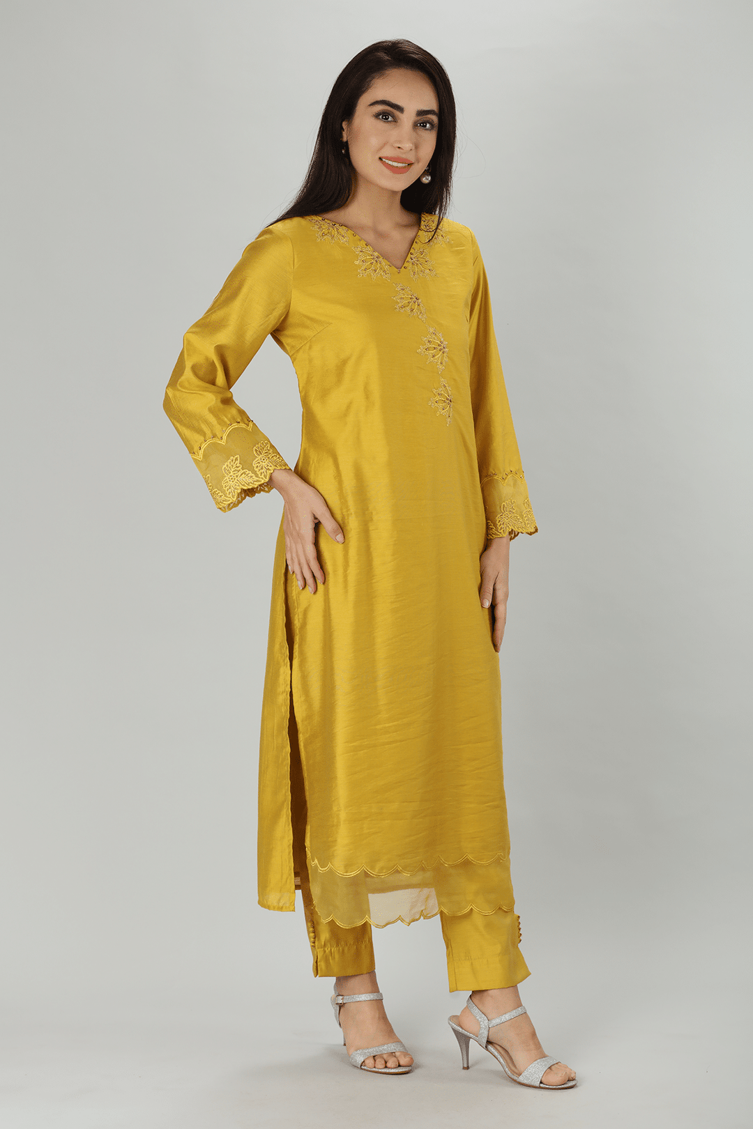 Golden Dazzle Kurti