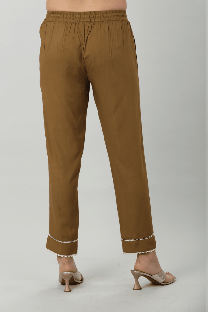 Solid Rayon Palazzo