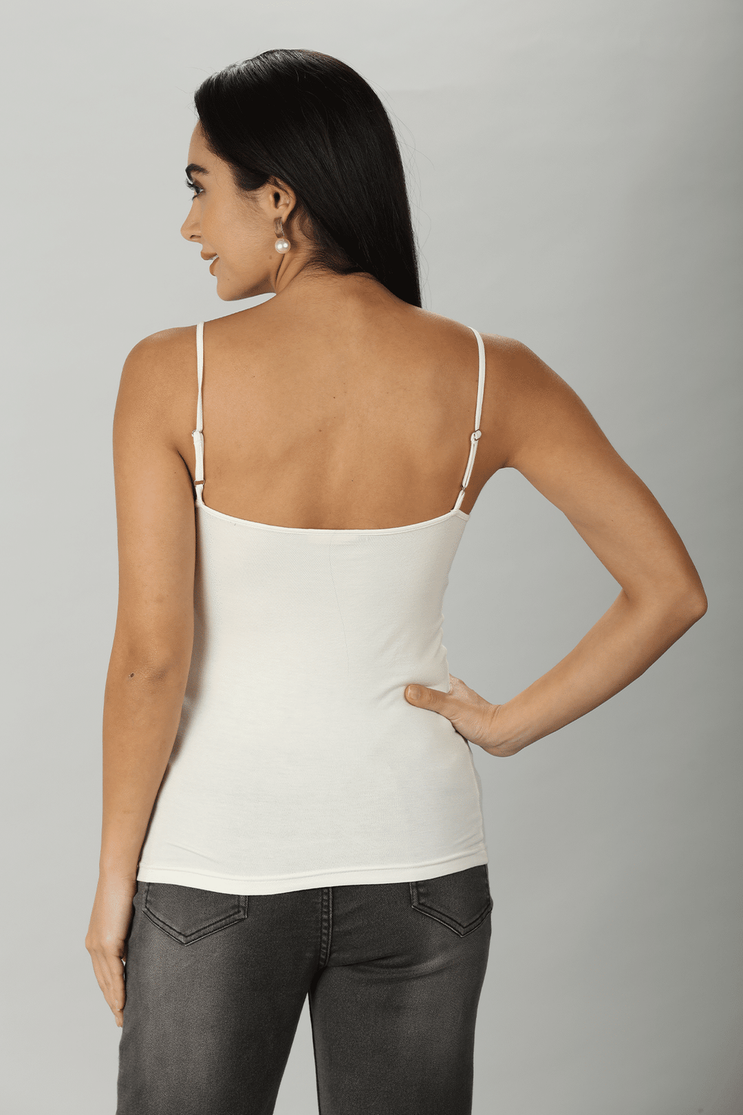 Off White Veil Camisoles