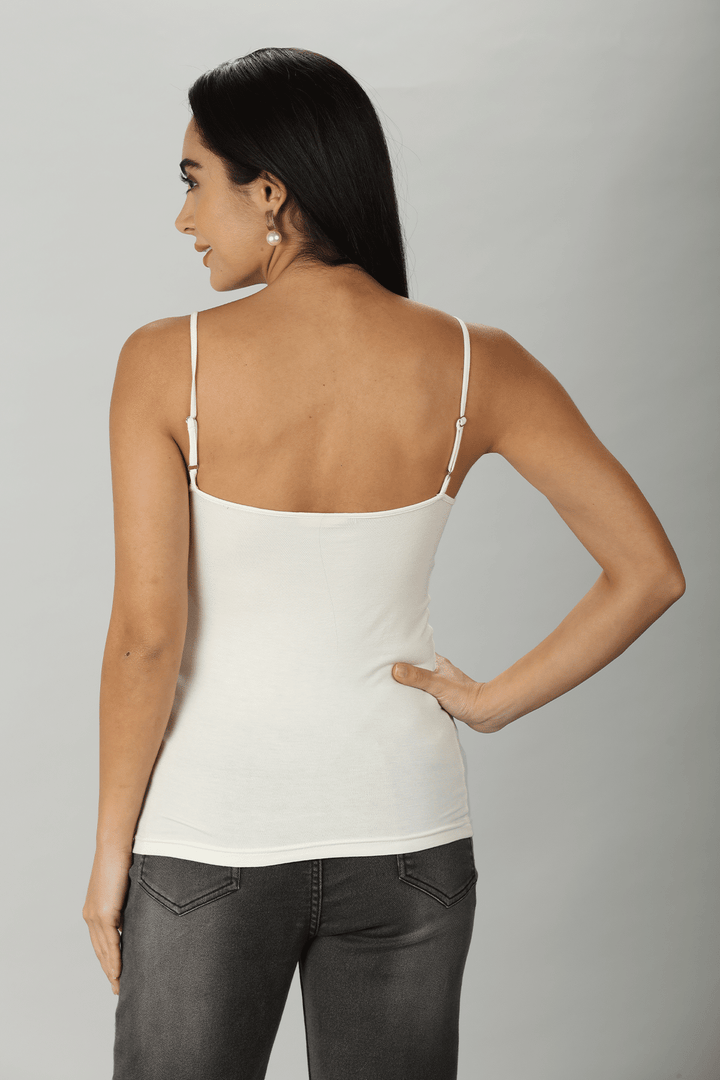 Off White Veil Camisoles