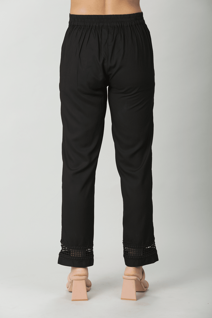 Dark Rayon Palazzo