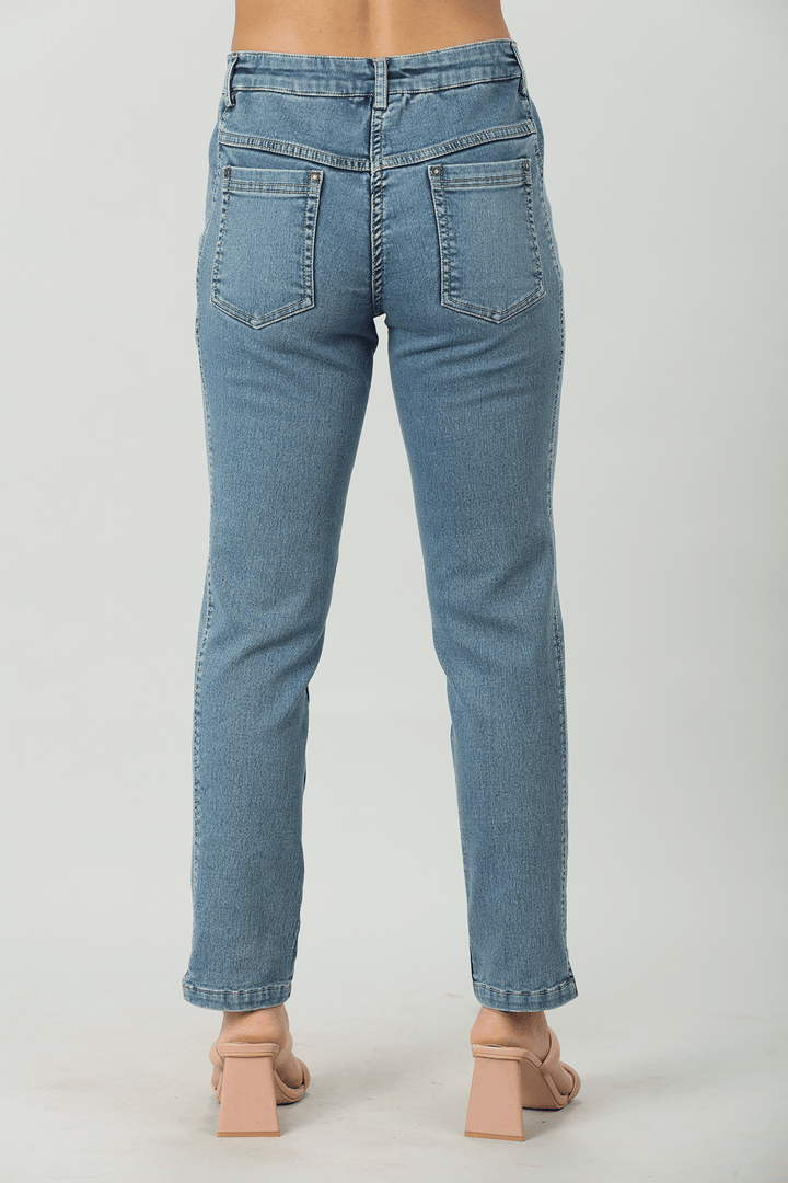 Blue Ankle Fit Denim