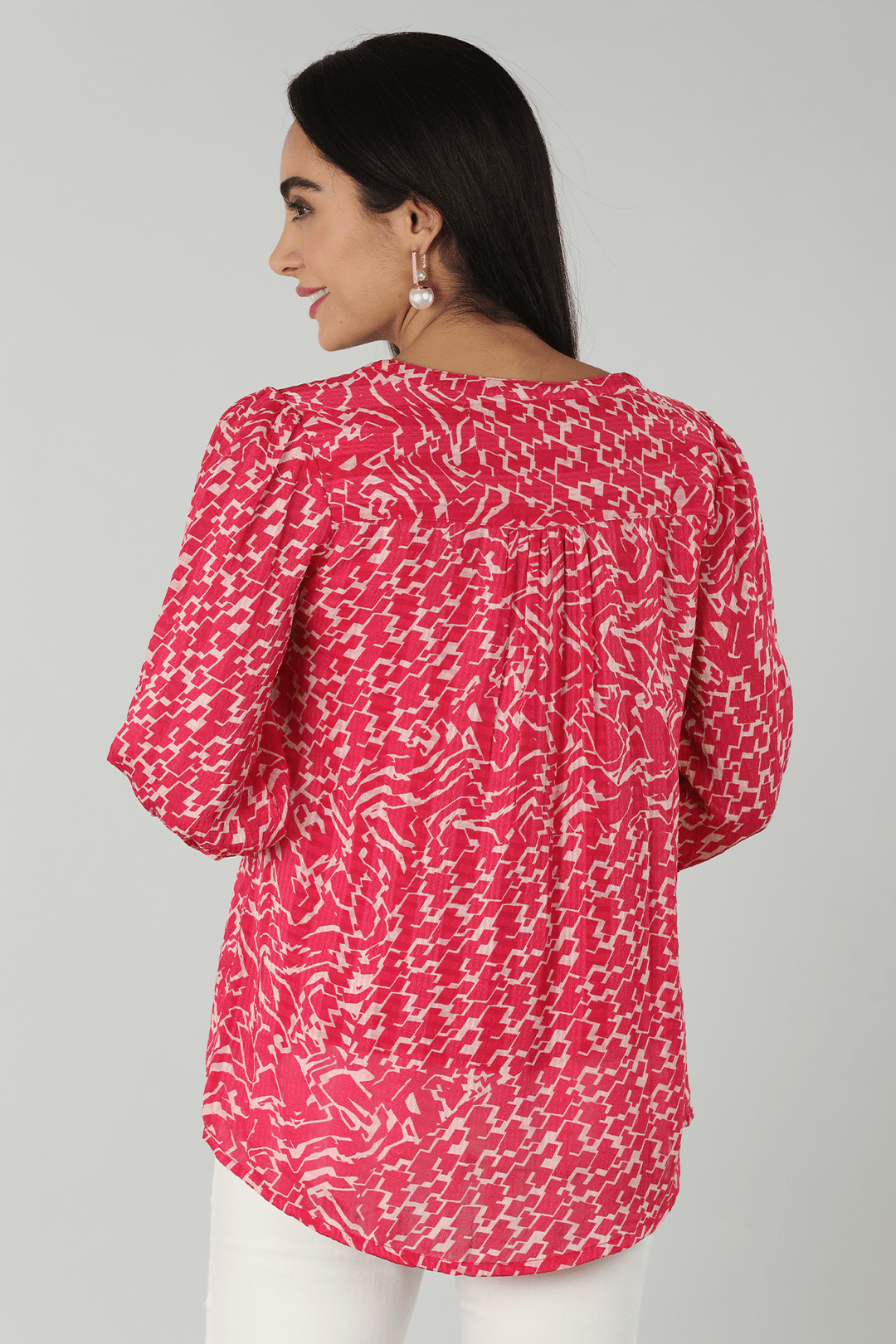 Chiffon Pink Top