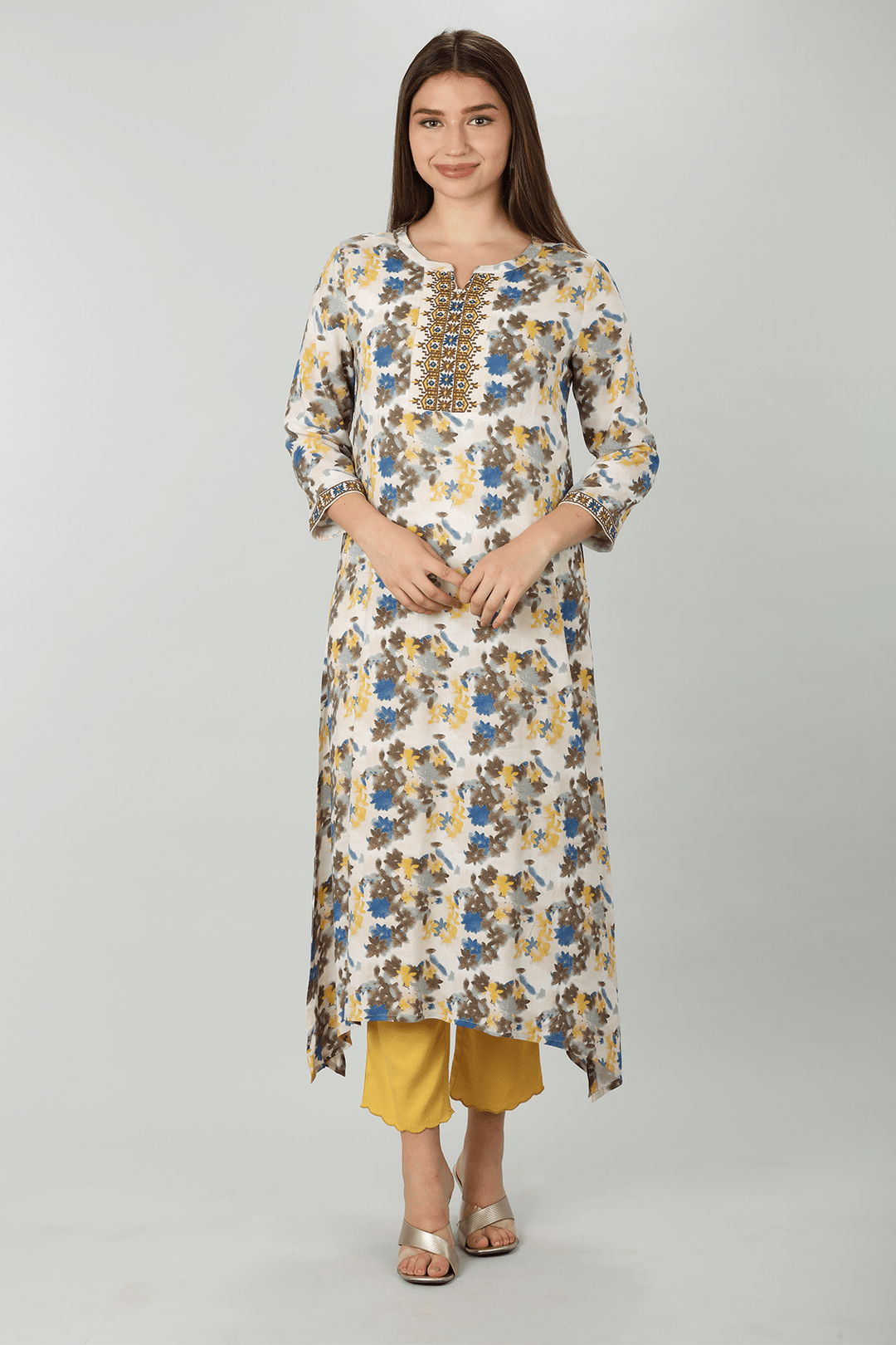Mustard Bloom Palazzo