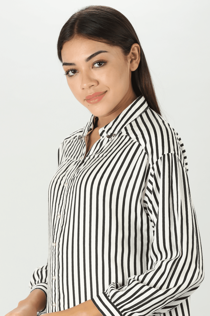 Sleek Striped Shirt