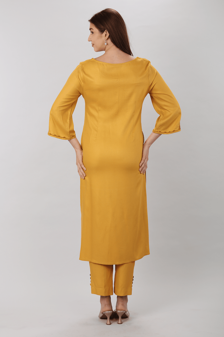 Sunlit Embroidered Kurti