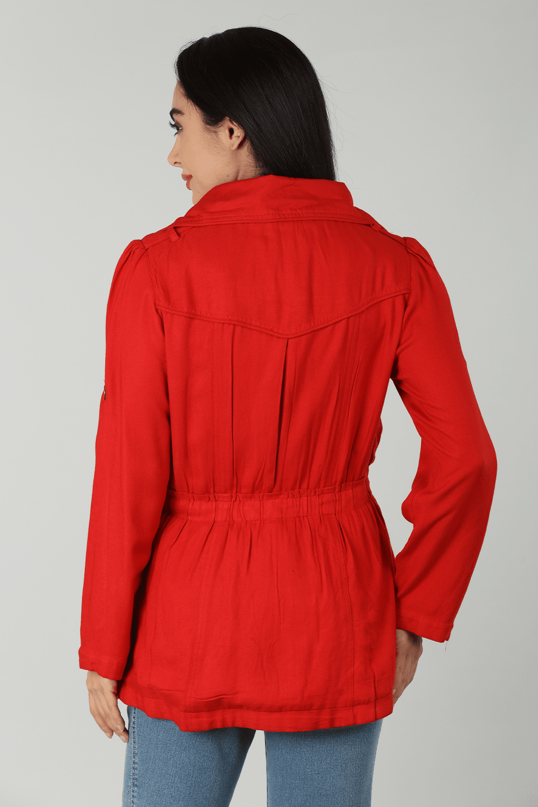 Cranberry Tencel Jacket
