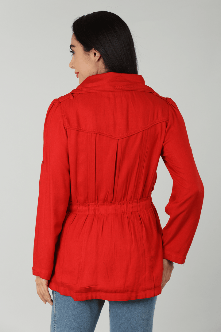Cranberry Tencel Jacket