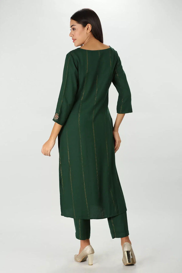 Fern Rayon Twill Kurti