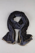 Blue Embelished Dupatta