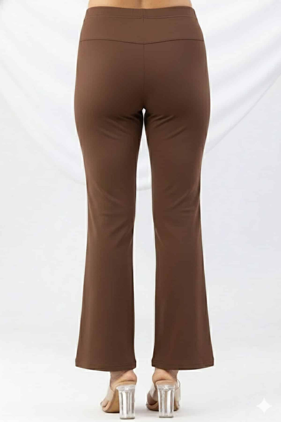 Brown Tencel Roma Spandex Pant