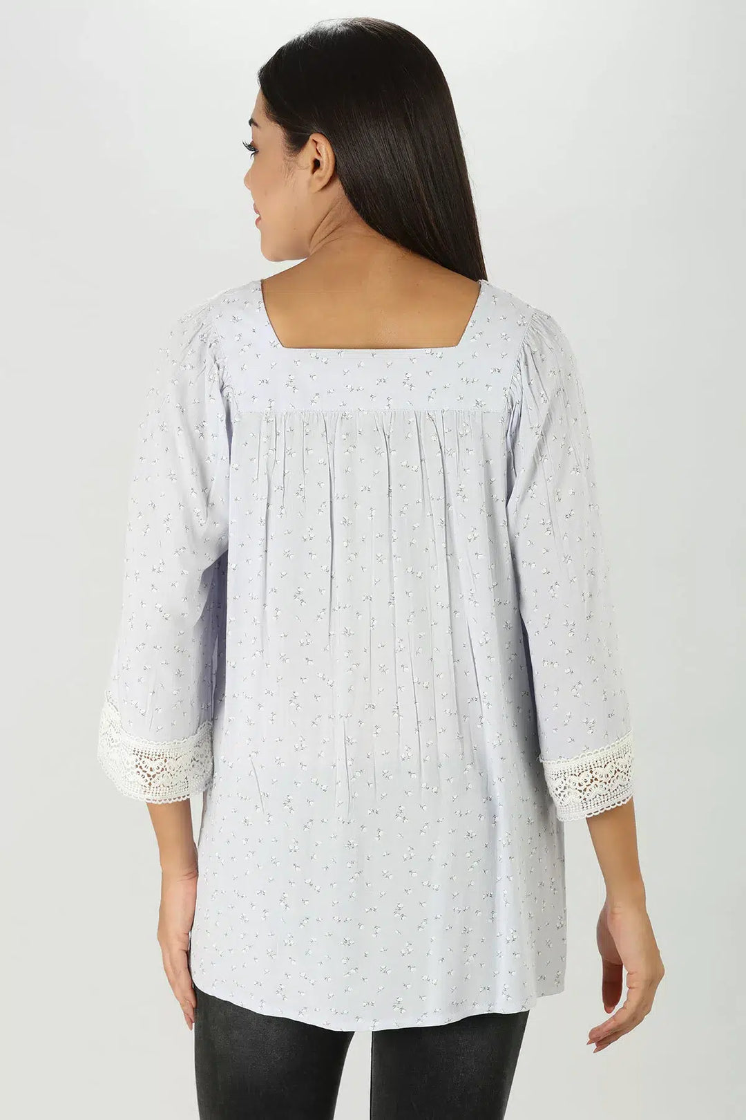 Meadow crepe Top