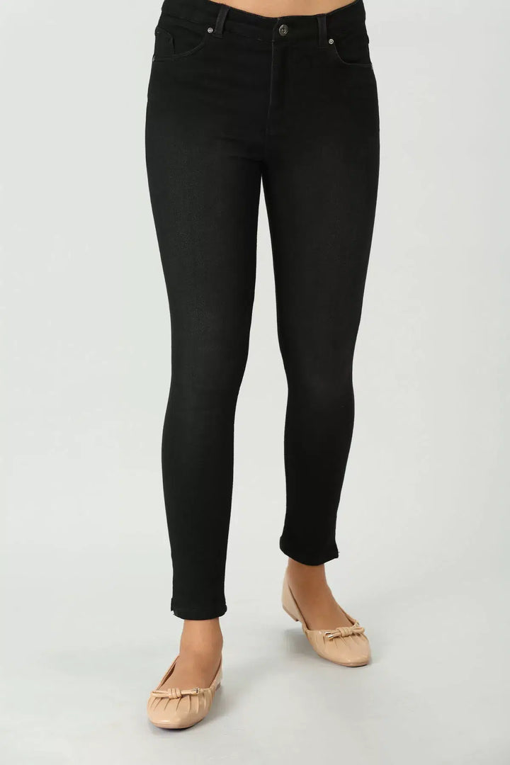 Black Solid Denim