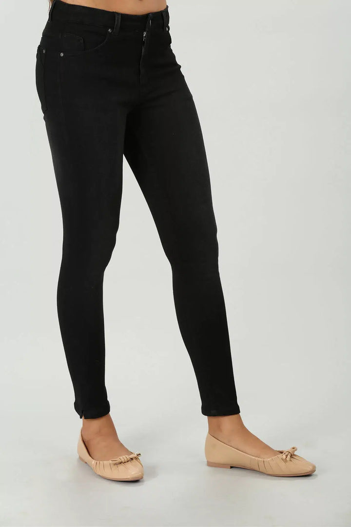 Black Solid Denim