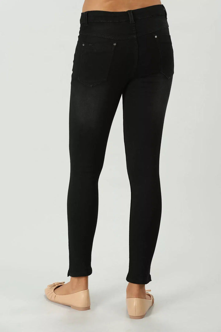 Black Solid Denim