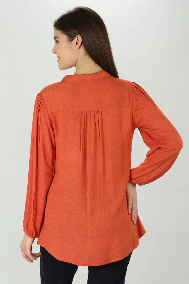 Copper viscose moss Shirt