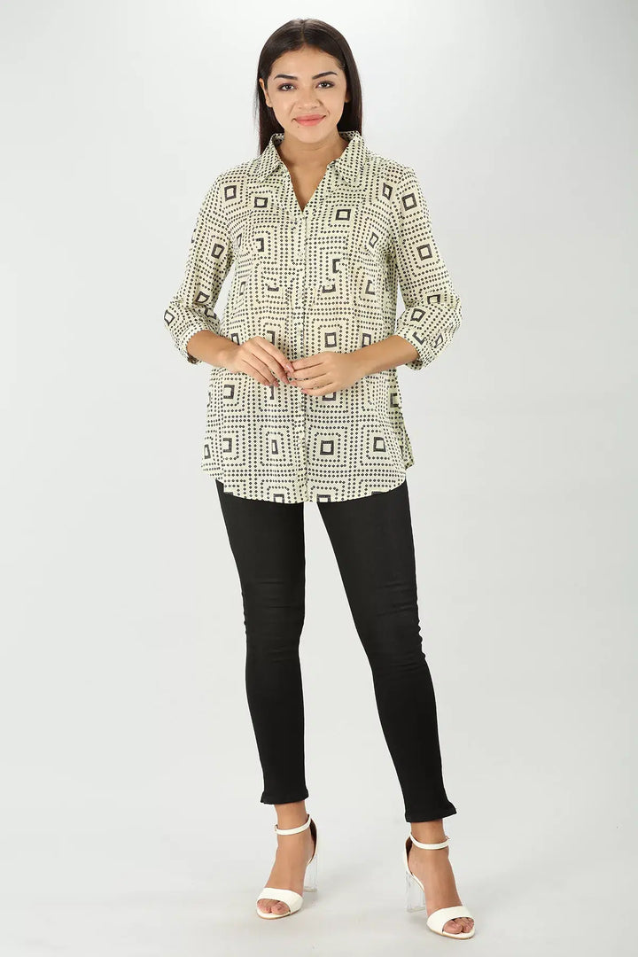 Dark Grey Cotton Shirt