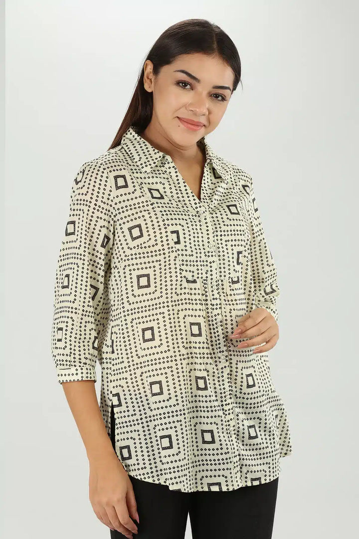 Dark Grey Cotton Shirt