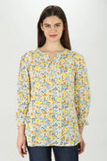 Yellow rayon Top