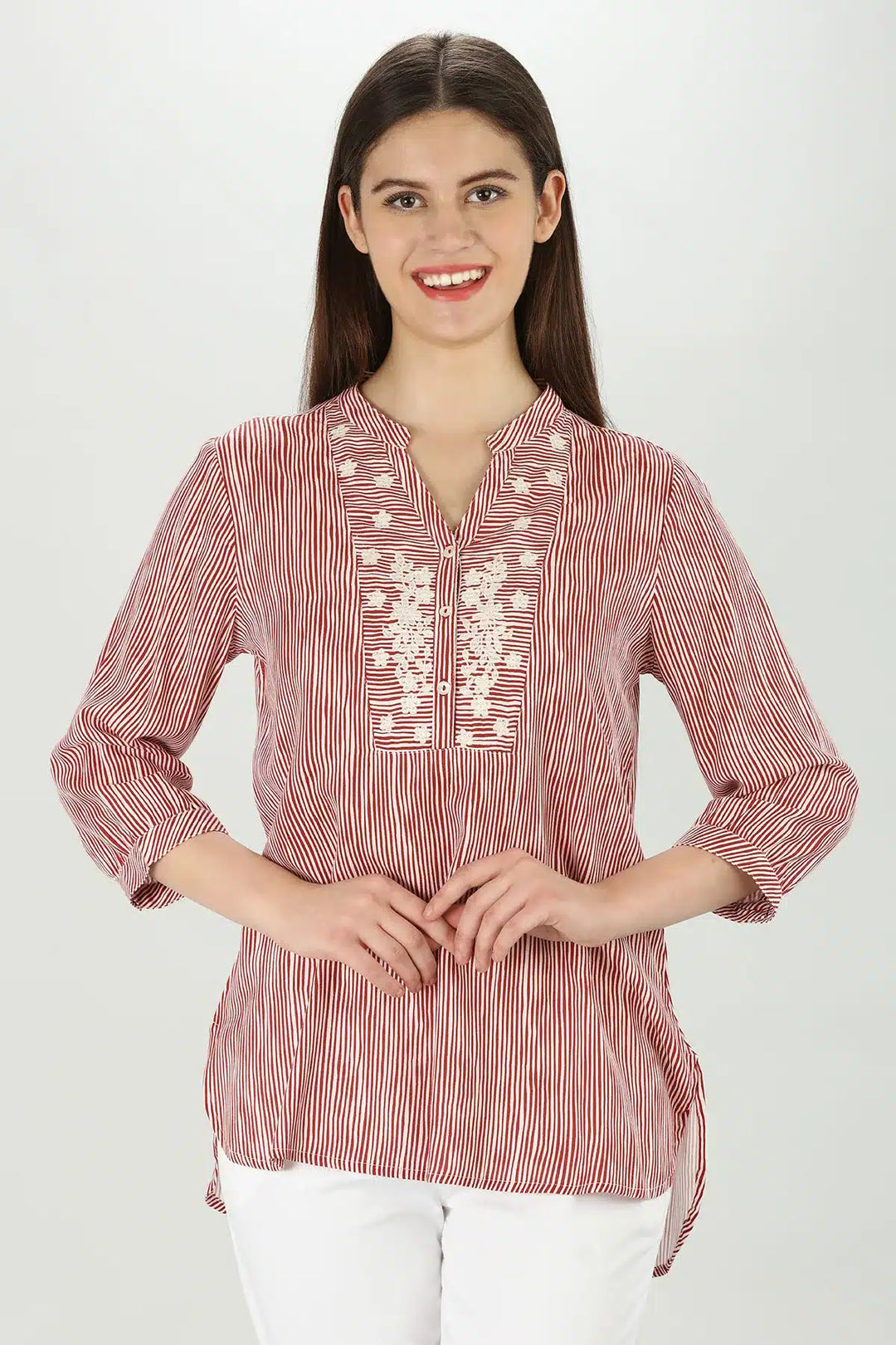 Peachy striped Shirt
