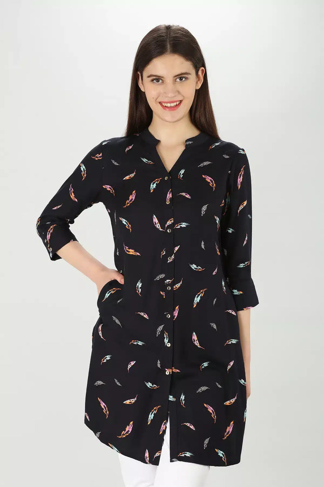 Rayon twill Tunic
