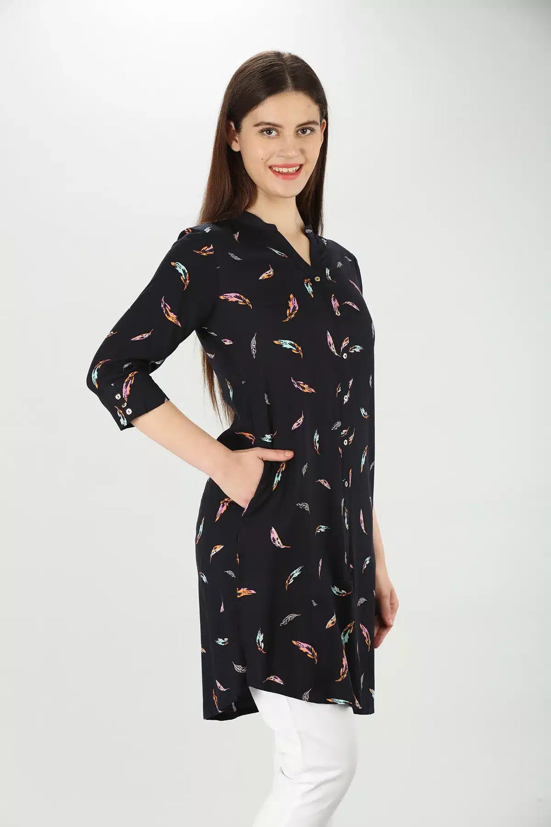 Rayon twill Tunic