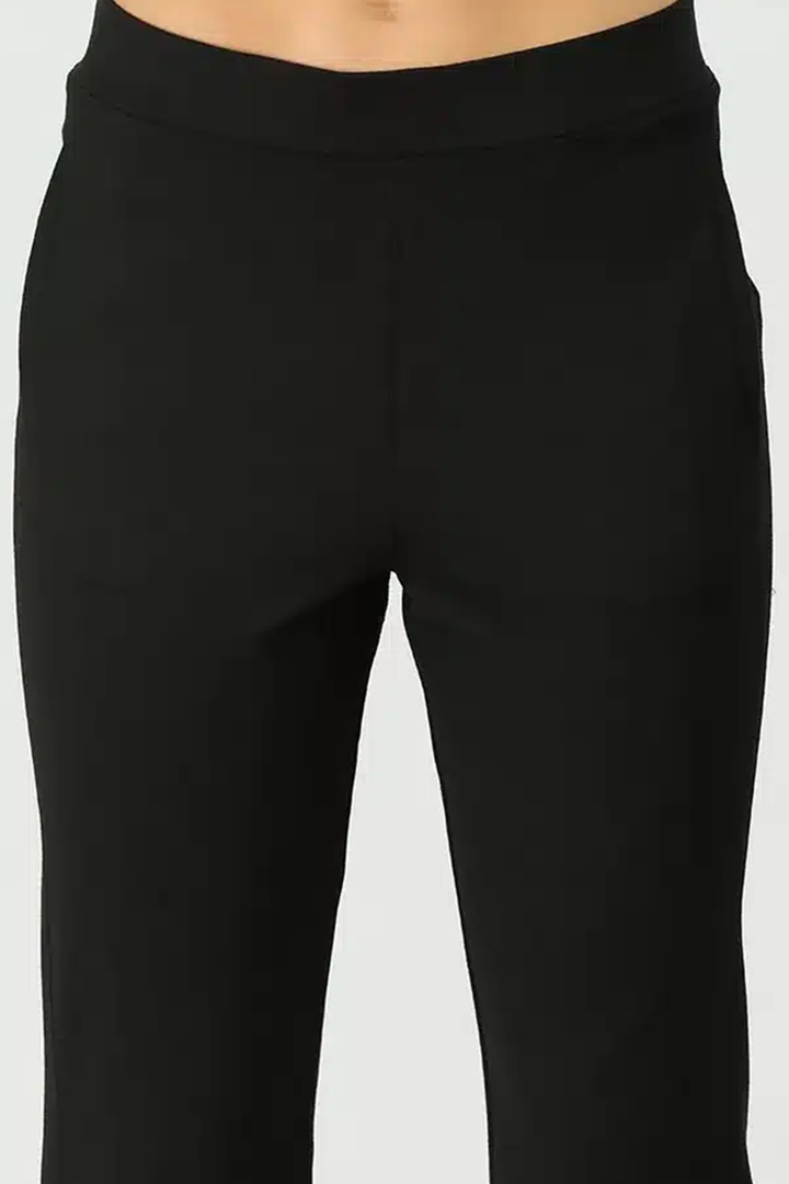 Black Tencel Roma Spandex Pant