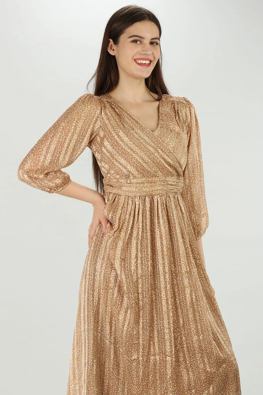 Beige starlight Dress