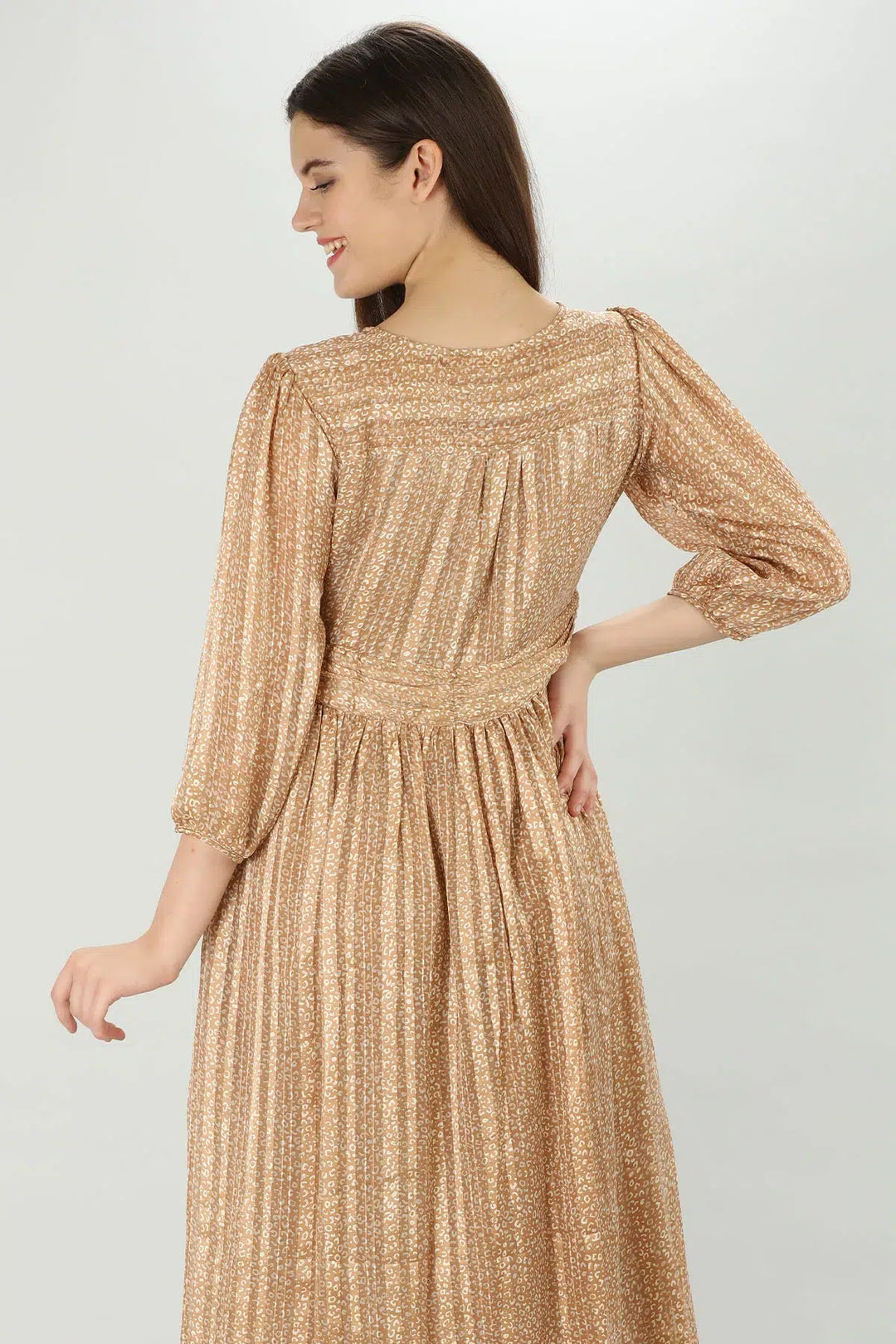 Beige starlight Dress