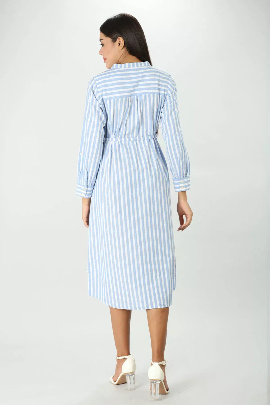 Blue stripe cotton Dress