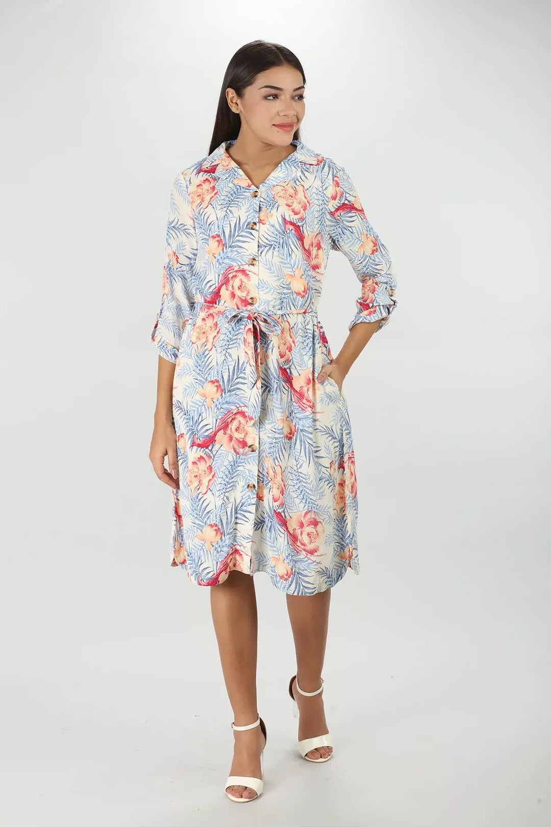 Blue Moss Dress