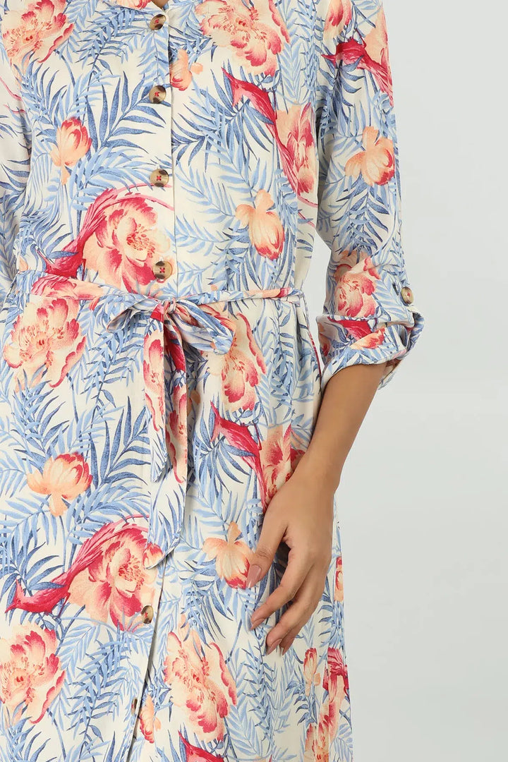 Blue Moss Dress