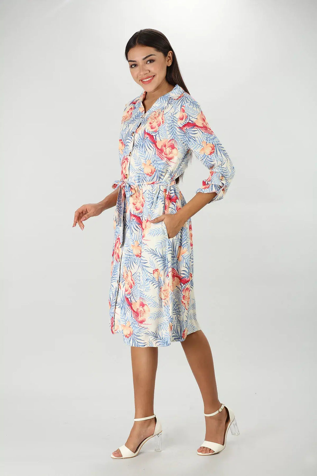 Blue Moss Dress