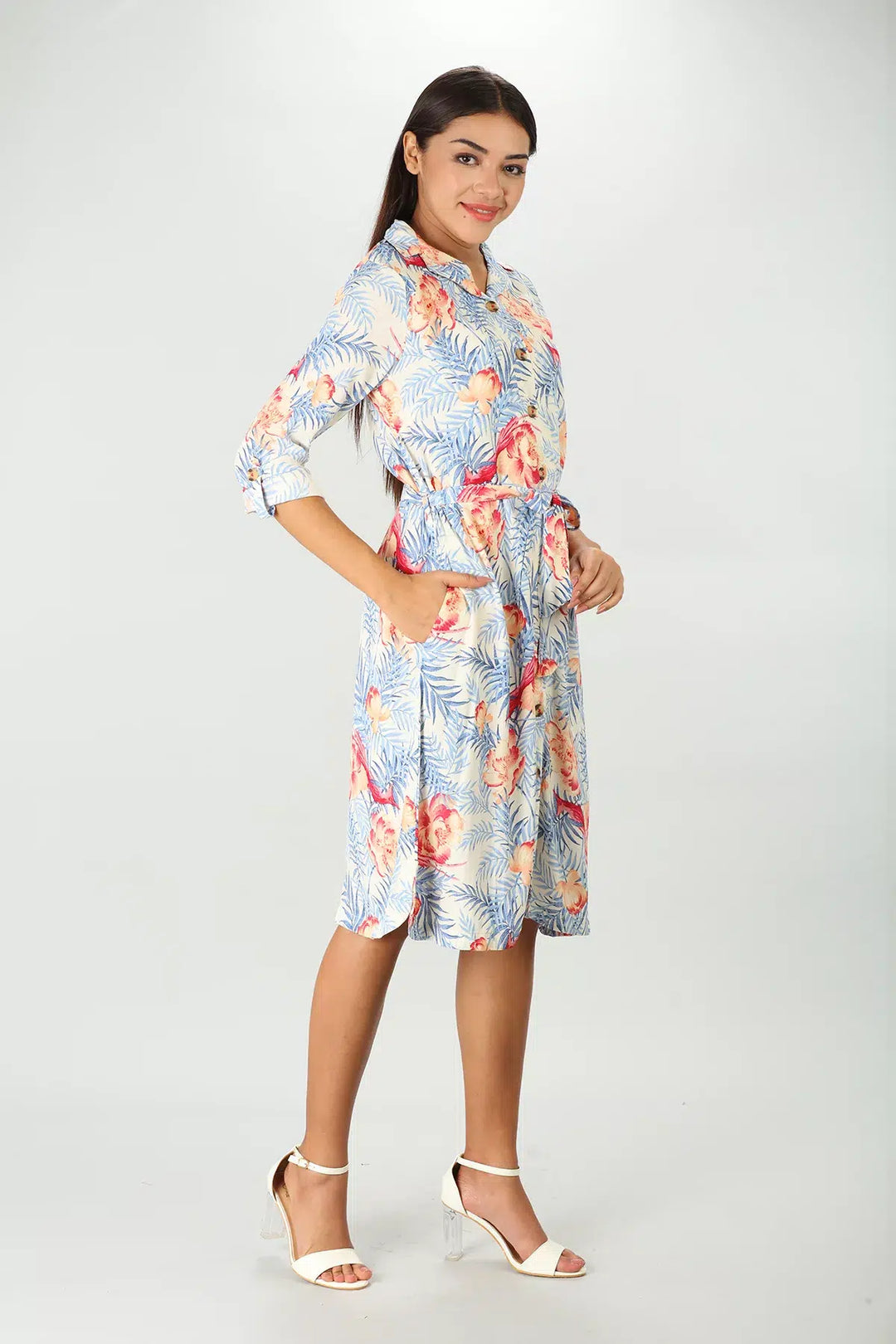 Blue Moss Dress