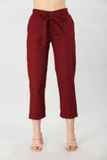 Vermilion cotton Pants