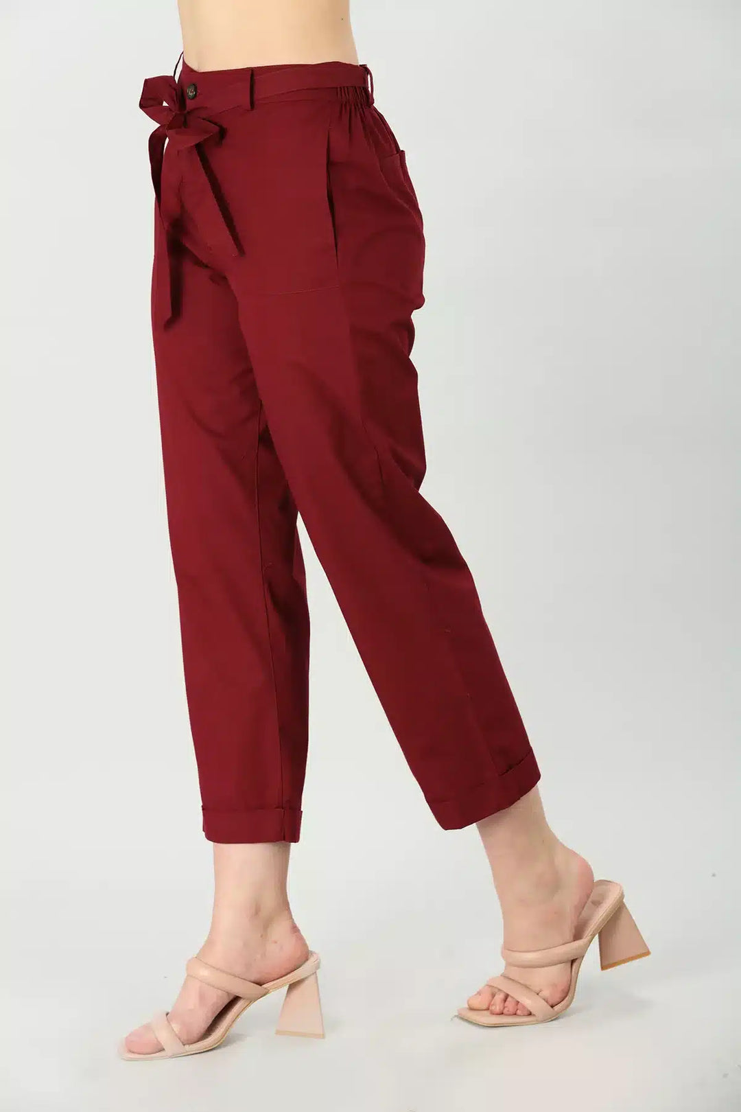 Vermilion cotton Pants