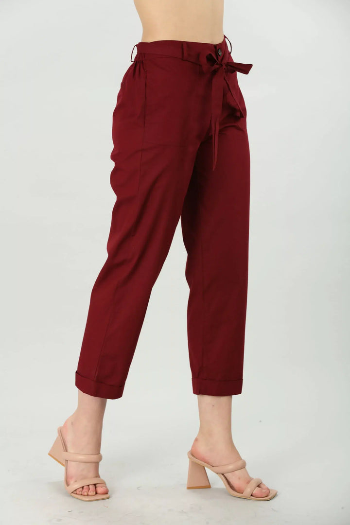 Vermilion cotton Pants