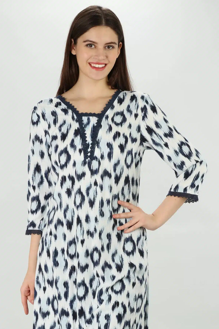 Indigo printed Kurti