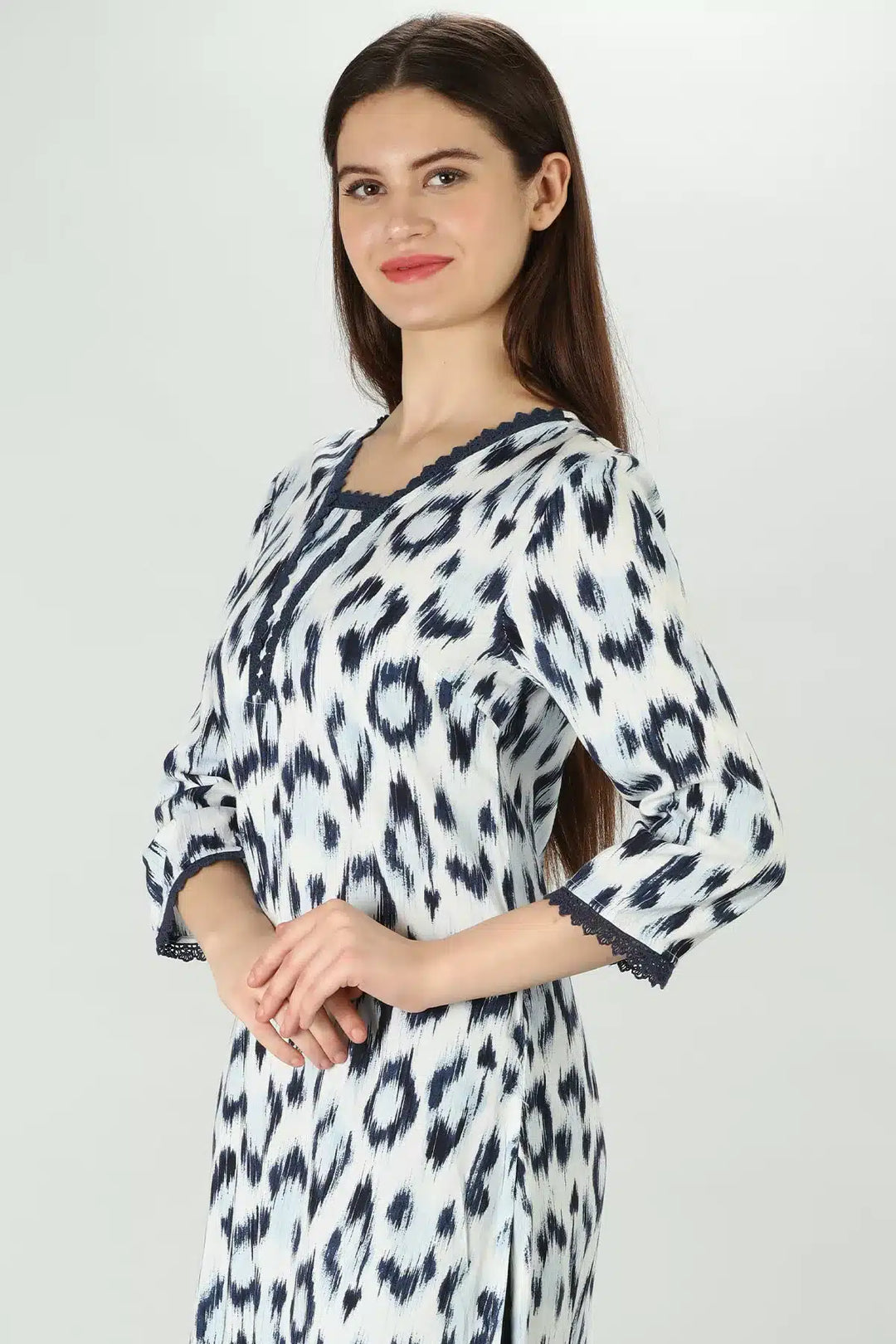 Indigo printed Kurti