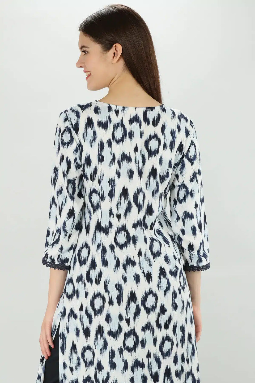Indigo printed Kurti