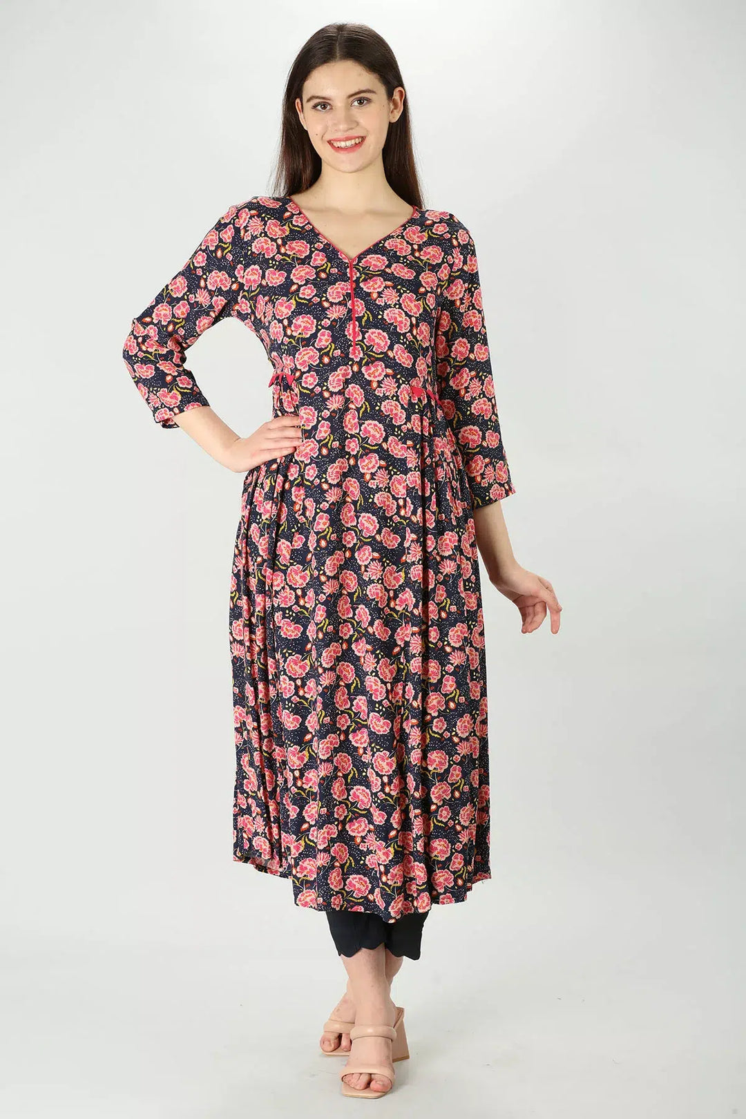 Black rayon Palazzo