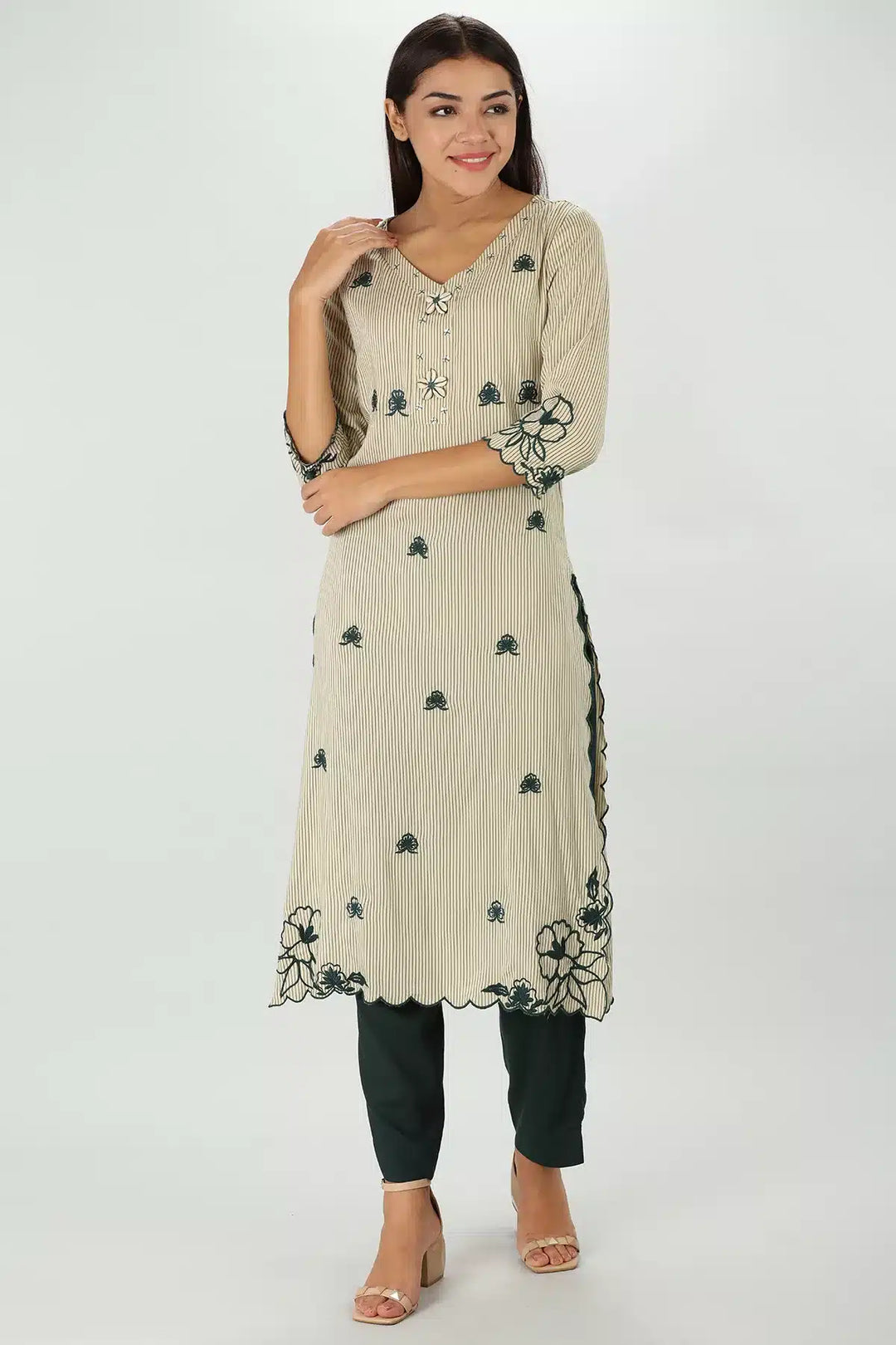 Rayon Fusion Kurti