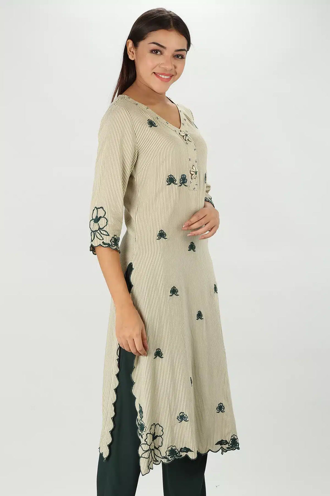 Rayon Fusion Kurti
