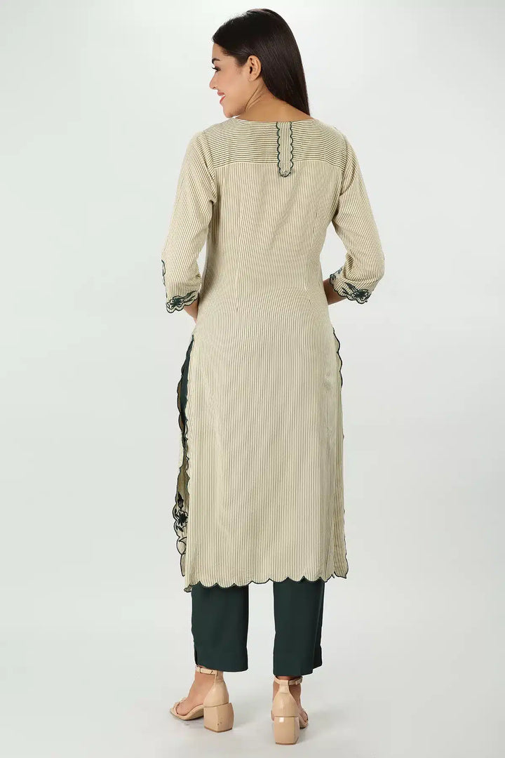 Rayon Fusion Kurti