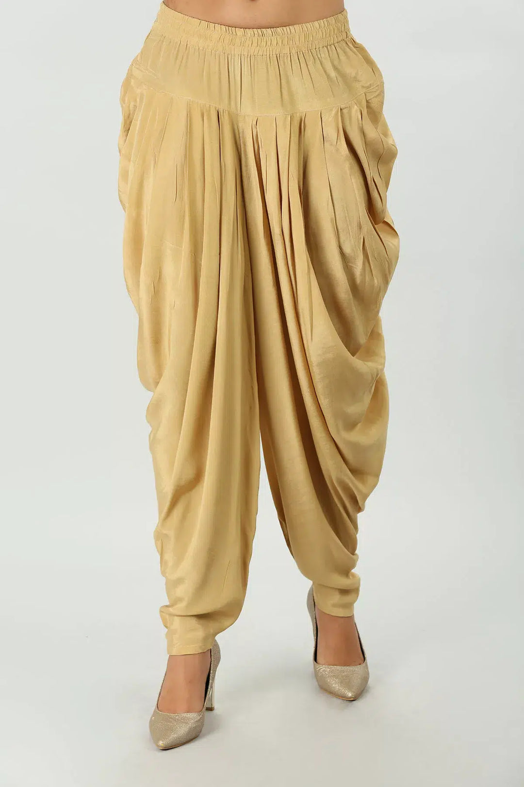 Beige Ensemble Dhoti