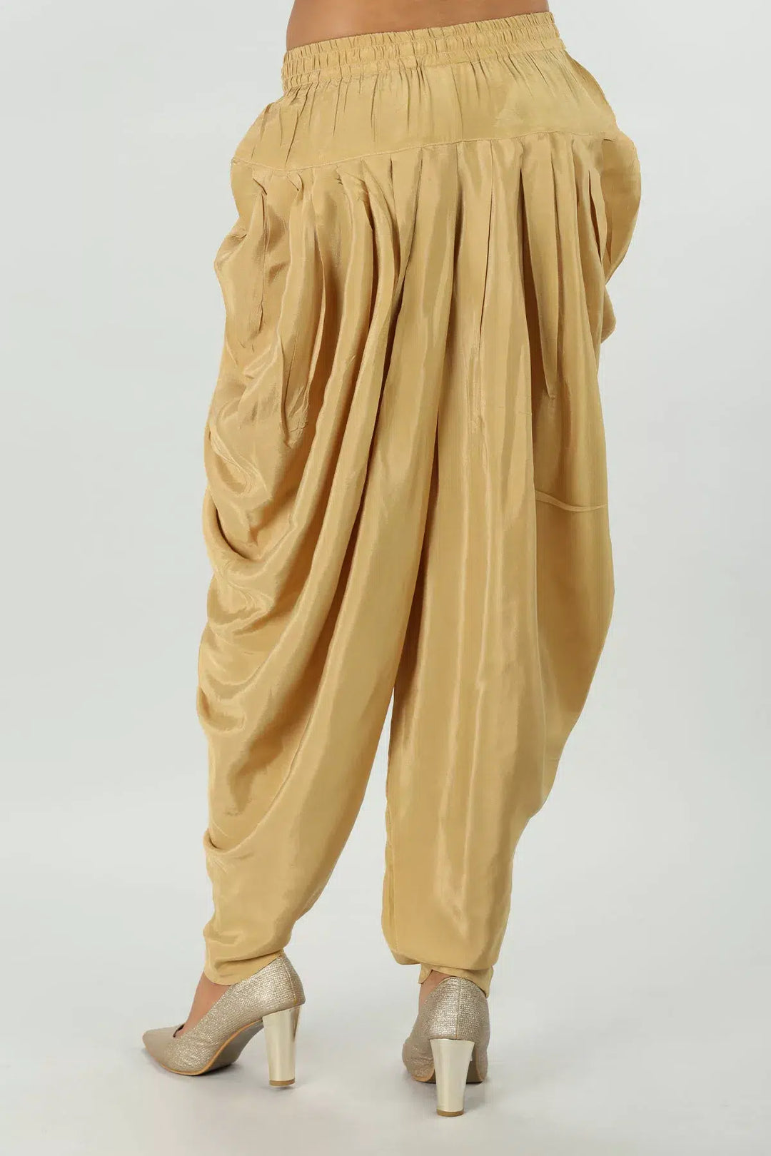 Beige Ensemble Dhoti